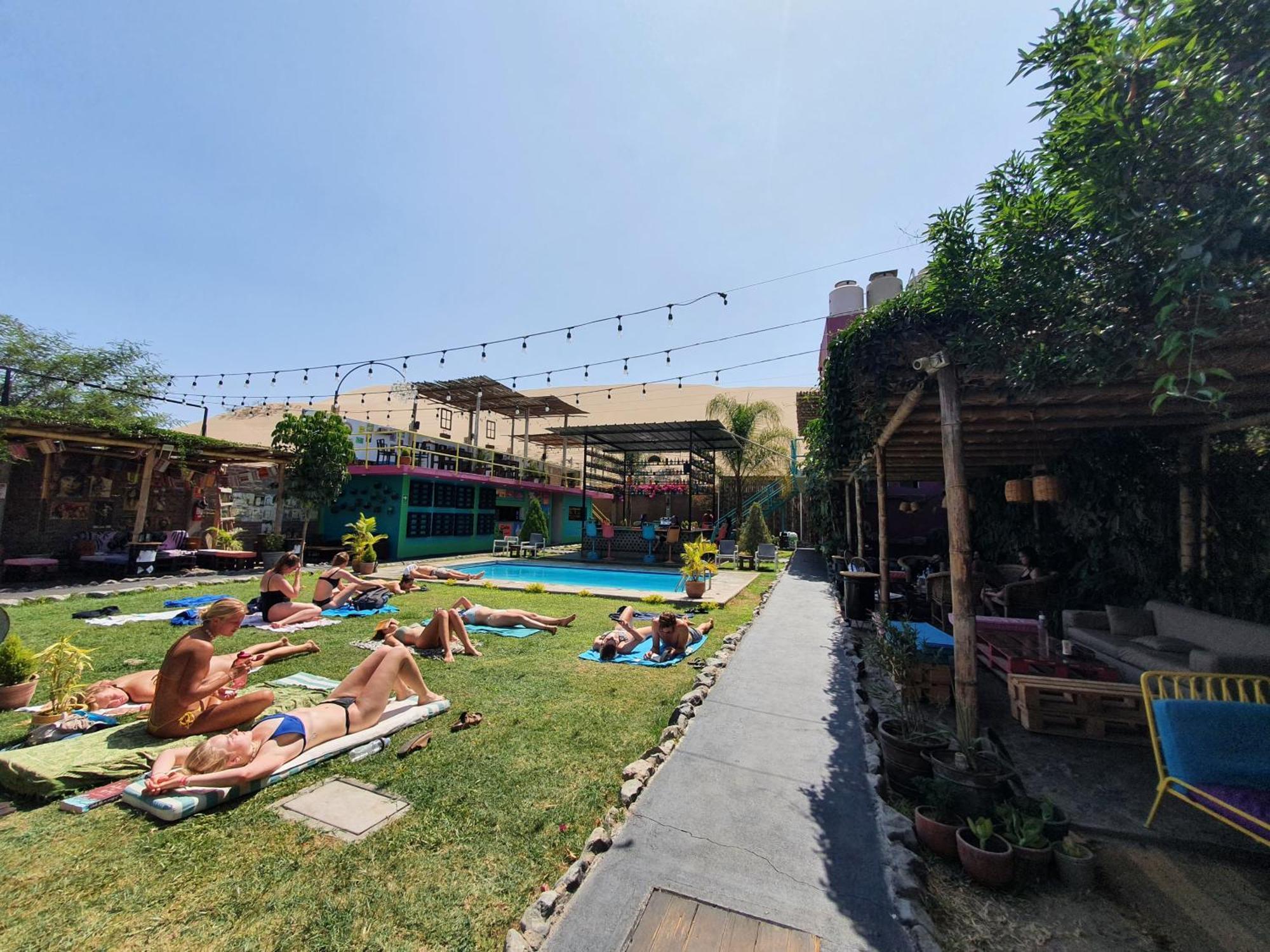 The Upcycled Hostel Huacachina Ica Exterior foto